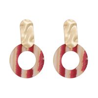 Plastic Fashion Geometric Earring  (red)  Fashion Jewelry Nhjj5607-red main image 2