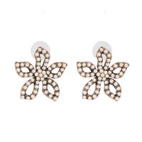 Alloy Fashion Flowers Earring  (black)  Fashion Jewelry Nhjj5608-black main image 3