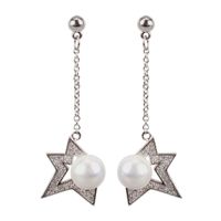 Copper Fashion Geometric Earring  (platinum)  Fine Jewelry Nhct0487-platinum main image 1