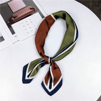 70 Small Square Towel Korean Paisley Assorted Colors Retro Chic Stewardess Scarf Hair Band Female Ornament Artistic Scarf Scarf main image 24