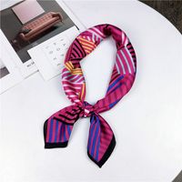 70 Small Square Towel Korean Paisley Assorted Colors Retro Chic Stewardess Scarf Hair Band Female Ornament Artistic Scarf Scarf main image 28