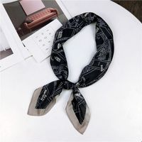 70 Small Square Towel Korean Paisley Assorted Colors Retro Chic Stewardess Scarf Hair Band Female Ornament Artistic Scarf Scarf main image 34