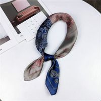 70 Small Square Towel Korean Paisley Assorted Colors Retro Chic Stewardess Scarf Hair Band Female Ornament Artistic Scarf Scarf main image 11