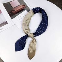 70 Small Square Towel Korean Paisley Assorted Colors Retro Chic Stewardess Scarf Hair Band Female Ornament Artistic Scarf Scarf main image 17