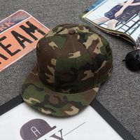 Nouveau 2019 Camouflage Hip Hop Chapeau Coréenne Style Pour Hommes Et Femmes Dans La Rue Vide De Danse Hipster Casual Soleil-preuve Baseball Brillant Chapeau main image 1