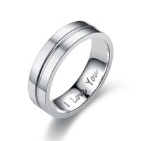 Europäische Und Amerikanische Mode Neuer Diamant Ring I Love You Paar Ring Quelle Fabrik Direkt Vertrieb main image 1
