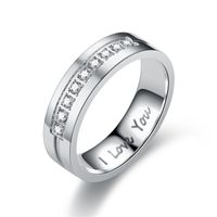 Europäische Und Amerikanische Mode Neuer Diamant Ring I Love You Paar Ring Quelle Fabrik Direkt Vertrieb main image 20