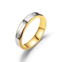 Titanium&stainless Steel Fashion Sweetheart Ring  (men 6mm-6)  Fine Jewelry Nhtp0077-men-6mm-6 main image 10
