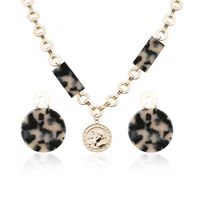 Alloy Fashion Geometric Necklace  (tortoise Shell)  Fashion Jewelry Nhuk0251-tortoise-shell main image 3