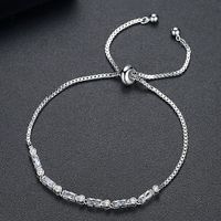 Alloy Korea Geometric Bracelet  (white Zirconium White Alloy-t14b19)  Fashion Jewelry Nhtm0657-white-zirconium-white-alloy-t14b19 main image 1