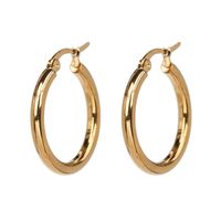 51775 Cross-border Foreign Trade Popular Geometric Circle Exaggerated Metal Gold Earrings Female Long European And American Earrings main image 1