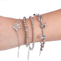 40023 Jujia Heiß Verkaufter Grenz Überschreiten Der Schmuck Einfache Muschel Erde Kette Vierteiliges Armband Mode Armband Set main image 2