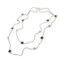 Imitated Crystal&cz Fashion Flowers Necklace  (alloy)  Fashion Jewelry Nhct0510-alloy main image 1