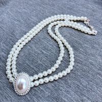 Hersteller Liefern Eine Vielzahl Exquisiter Blumen Runde Perlen Kurze Halskette Koreanische Künstliche Perlenkette Halskette main image 3