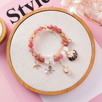 Alloy Korea Flowers Bracelet  (a Pink Flower)  Fashion Jewelry Nhms2379-a-pink-flower main image 3