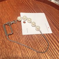 Ins Stil Europa, Amerika Und Südkorea Multi-element Persönlichkeit Übertreibung Halskette Geometrische Perle Choker Weibliche Neutrale Schlüsselbein Kette main image 1