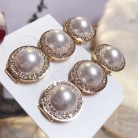 Beads Simple Geometric Hair Accessories  (white Single Price)  Fashion Jewelry Nhsm0416-white-single-price main image 1