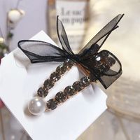 Alloy Simple Bows Hair Accessories  (black)  Fashion Jewelry Nhsm0420-black main image 2