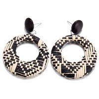 Alloy Fashion Bolso Cesta Earring  (black And White Gfa04-02)  Fashion Jewelry Nhpj0411-black-and-white-gfa04-02 main image 1