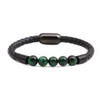 Titanium&stainless Steel Fashion Geometric Bracelet  (green)  Fine Jewelry Nhyl0664-green main image 2