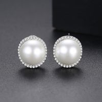 Alloy Simple Geometric Earring  (platinum-t02a24)  Fashion Jewelry Nhtm0660-platinum-t02a24 main image 2
