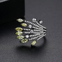 Alloy Fashion Geometric Ring  (platinum-t18g07)  Fashion Jewelry Nhtm0664-platinum-t18g07 main image 3