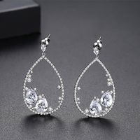 Alloy Vintage Geometric Earring  (platinum-t02a15)  Fashion Jewelry Nhtm0665-platinum-t02a15 main image 1