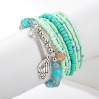 Neue Produkte Auf Dem Markt Naturstein Armband Legierung Muschel Kristall Schmuck Perlen Kette Quasten Armband Hersteller Großhandel main image 4