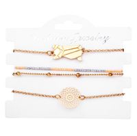 Alloy Fashion Geometric Bracelet  (alloy Gfn01-03)  Fashion Jewelry Nhpj0335-alloy-gfn01-03 main image 2