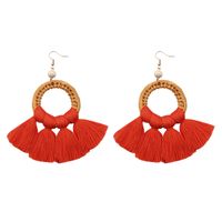 Alloy Fashion Tassel Earring  (orange E68456)  Fashion Jewelry Nhuk0039-orange-e68456 main image 2