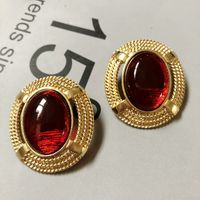 Alloy Fashion Geometric Earring  (red)  Fashion Jewelry Nhom1642-red main image 1