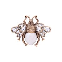 Bijoux Vintage Alliage Gouttes Perle Insectes Broche Gracieux Européen Et Américain À La Mode Veste Corsage Ts00197 main image 3