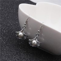 Fabrik Direkt Verkauf Neue Europäische Und Amerikanische Ginkgo Blatt Ohrringe Japanische Und Koreanische Perlen Einfache Ohrringe Ohrringe main image 6