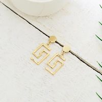 Womens Geometry Electroplating Alloy Earrings Qs190410116599 main image 3