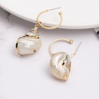 Womens Shell Seashell Earrings Jj190410116609 main image 9