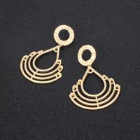 Womens Water Drop Electroplating Metal Earrings Ct190410116640 main image 4