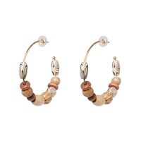 52044 Jujia Neue Böhmische Ohrringe Frauen Europäischen Und Amerikanischen Trend Farbe Holz Ohrringe Ohrringe Temperament Schmuck sku image 4