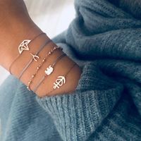 Womens Elephant Crown Plating Alloy Bracelets &amp; Bangles Bq190411116687 main image 2