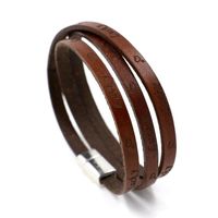 Couple Letter/number/text Printed Leather Bracelets &amp; Bangles Hm190411116692 main image 4