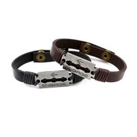Mens Geometric Other Leather Bracelets &amp; Bangles Hm190411116721 main image 6