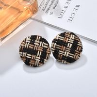 Womens Geometry Electroplating Alloy Color Square Earrings Bq190411116667 sku image 2
