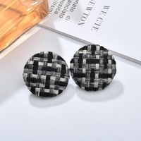 Womens Geometry Electroplating Alloy Color Square Earrings Bq190411116667 sku image 3