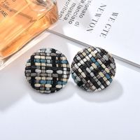 Womens Geometry Electroplating Alloy Color Square Earrings Bq190411116667 sku image 5