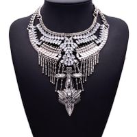 Europäische Und Amerikanische Mode Beliebte Weibliche Übertreibung Halskette Luxus Diamant Lange Schlüsselbein Kette Yiwu Schmuck Großhandel main image 5