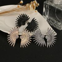 Womens Electroplating Alloy Scalloped Thorns With Sunburst  Earrings Gy190416117529 main image 5