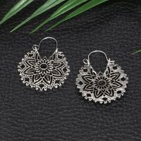 Womens Alloy  Creative Retro Cutout Round Flower Alloy Geometry Earrings Gy190416117571 main image 5