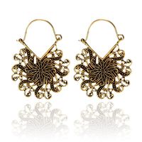 Womens Fashion Vintage Openwork Flower Peacock Earrings Gy190416117580 main image 2