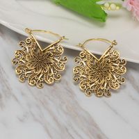 Womens Fashion Vintage Openwork Flower Peacock Earrings Gy190416117580 main image 4