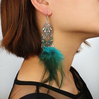 Womens Tassel Plating  Retro Personality, Exotic, Hollow Alloy Earrings Gy190416117615 main image 3