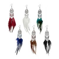 Womens Tassel Plating  Retro Personality, Exotic, Hollow Alloy Earrings Gy190416117615 main image 2
